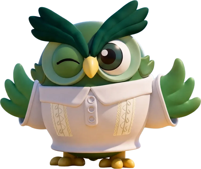 B-ticket green mascot